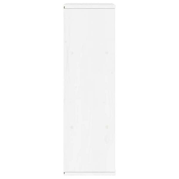 vidaXL Sideskap ODDA hvit 40x24x79 cm heltre furu