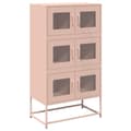 Miniatyrbild 2 av 2: Highboard rosa 68x39x123 cm stål
