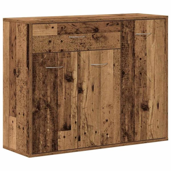 Skänk gammalt trä 88x30x70 cm konstruerat trä
