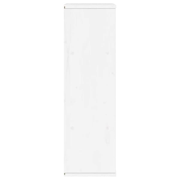 vidaXL sivukaappi laatikolla ODDA Valkoinen 40x24x79 cm