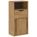 Miniatyrbillede 3 af 11: vidaXL sideskab ODDA med skuffe 40x24x79 cm massivt fyrretræ
