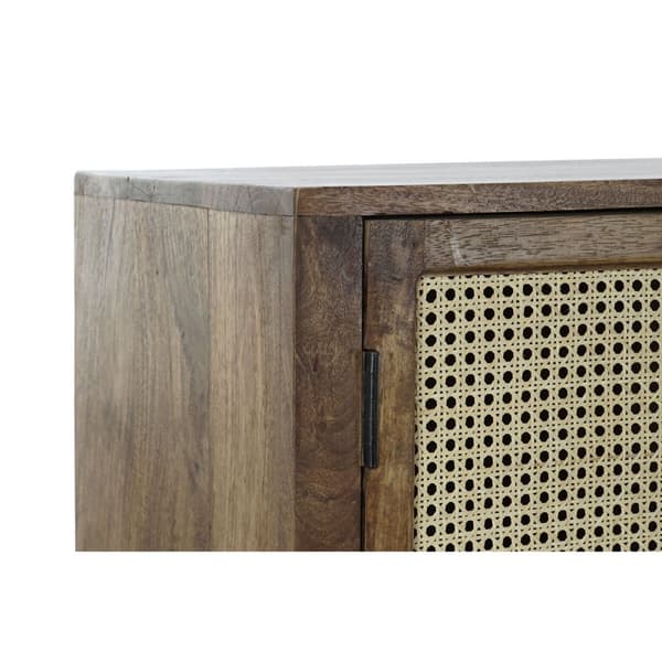 Skänk DKD Home Decor Rattan Mangoträ (150.5 x 40.5 x 86 cm)