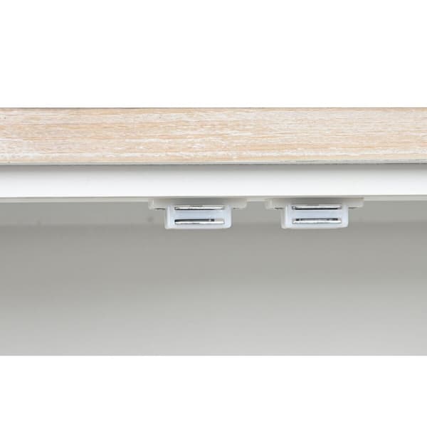 Skänk DKD Home Decor Vit Gran Trä MDF 130 x 40 x 80 cm