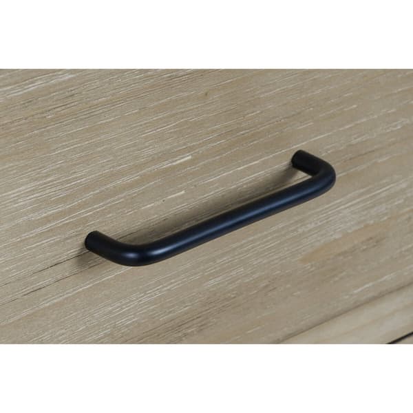 Skänk DKD Home Decor Svart Naturell Metall Trä MDF 120 x 40 x 64 cm