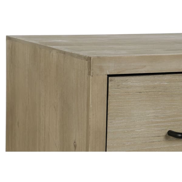 Skänk DKD Home Decor Svart Naturell Metall Trä MDF 120 x 40 x 64 cm