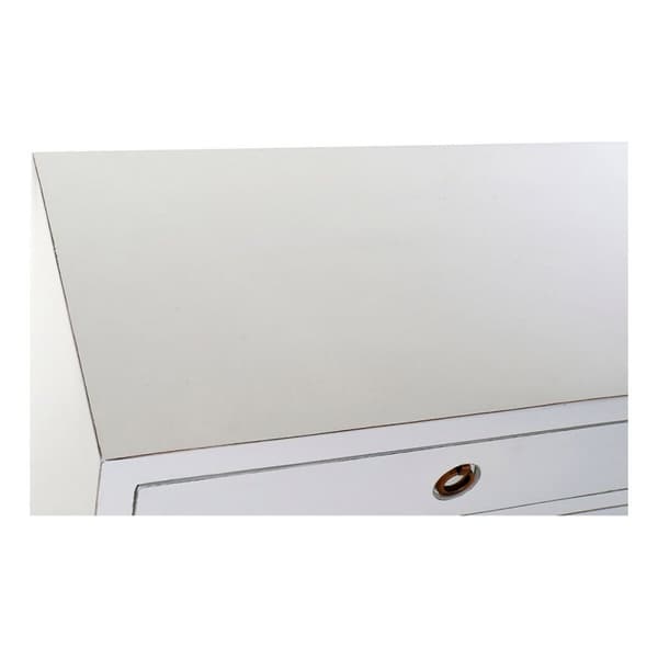 Skænk DKD Home Decor Kamakura Hvid Gylden Metal Poppel 150 x 50 x 80 cm (150 x 50 x 80 cm)