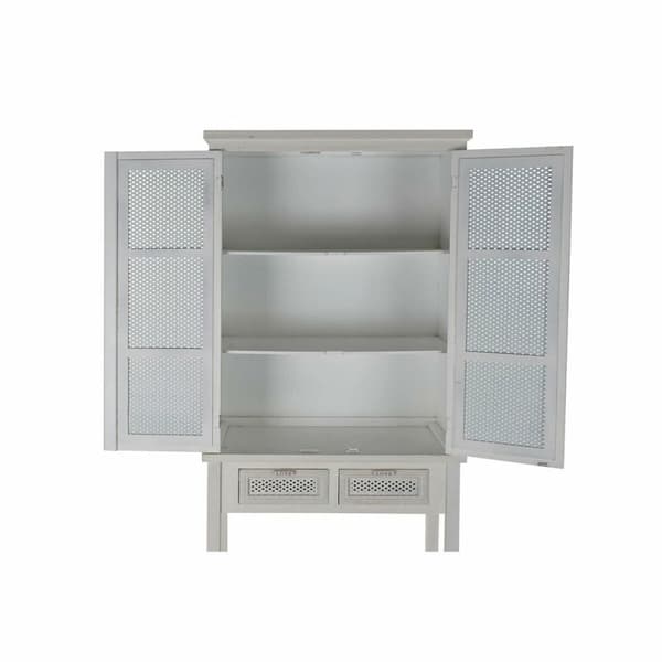 Skænk DKD Home Decor Hvid Træ Træ MDF 80 x 37,4 x 175,5 cm