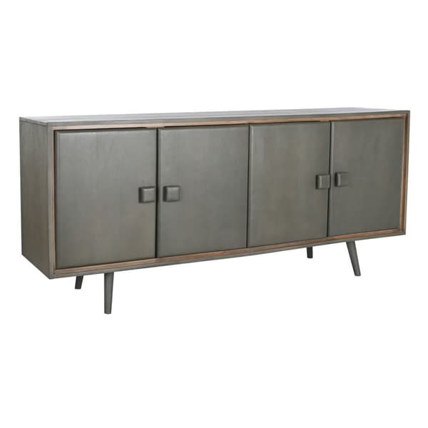 Skænk DKD Home Decor 177 x 38 x 75 cm Træ Mørkegrå