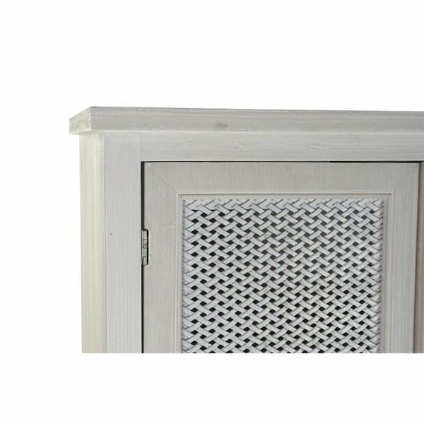Sivupöytä DKD Home Decor Valkoinen Puu Puu MDF 80 x 37,4 x 175,5 cm