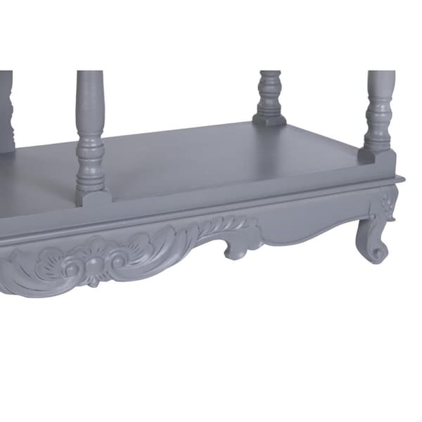 Sivupöytä DKD Home Decor 117 x 39 x 89 cm Harmaa Luonnollinen Paolownia wood Puu MDF