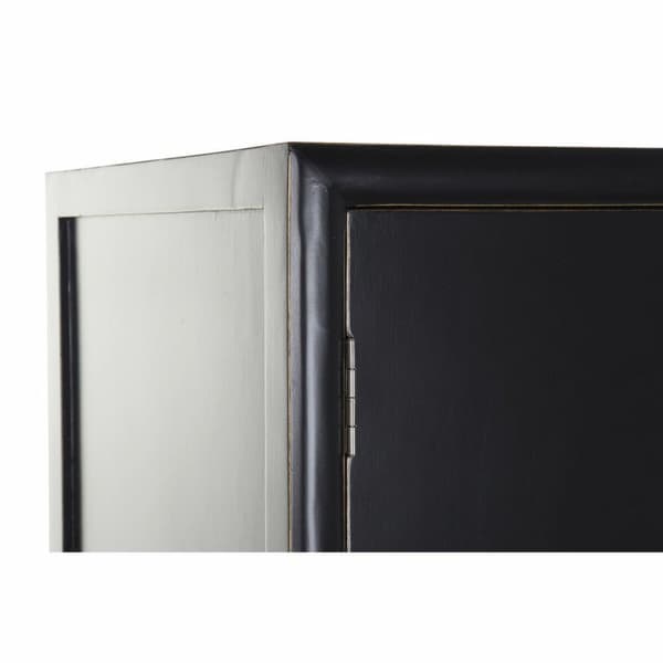 Kaappi DKD Home Decor Musta Kullattu 120 x 50 x 175 cm
