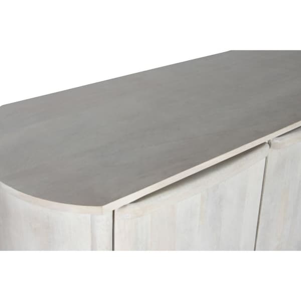 Sivupöytä Home ESPRIT Valkoinen 193 x 47 x 85,5 cm