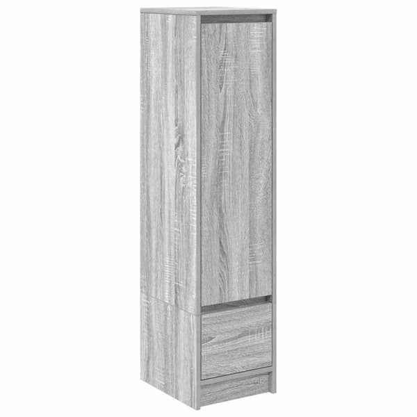 Highboard grå sonoma 29,5x34x119,5 cm konstruerat trä