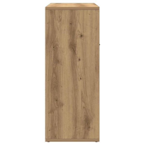 vidaXL Skjenk artisan eik 60x30x75 cm konstruert tre