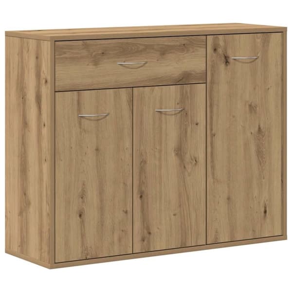vidaXL Skjenk artisan eik 88x30x70 cm konstruert tre