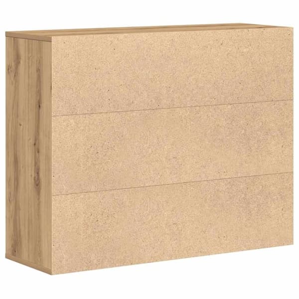 vidaXL Skjenk artisan eik 88x30x70 cm konstruert tre