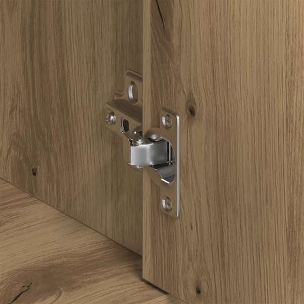 vidaXL Skjenk artisan eik 88x30x70 cm konstruert tre