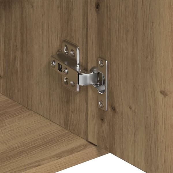 vidaXL Skjenk artisan eik 88x30x70 cm konstruert tre