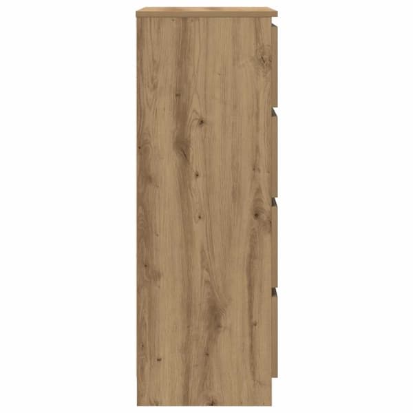 vidaXL Senkki Artisan Oak 60x35x98,5 cm Engineered Wood
