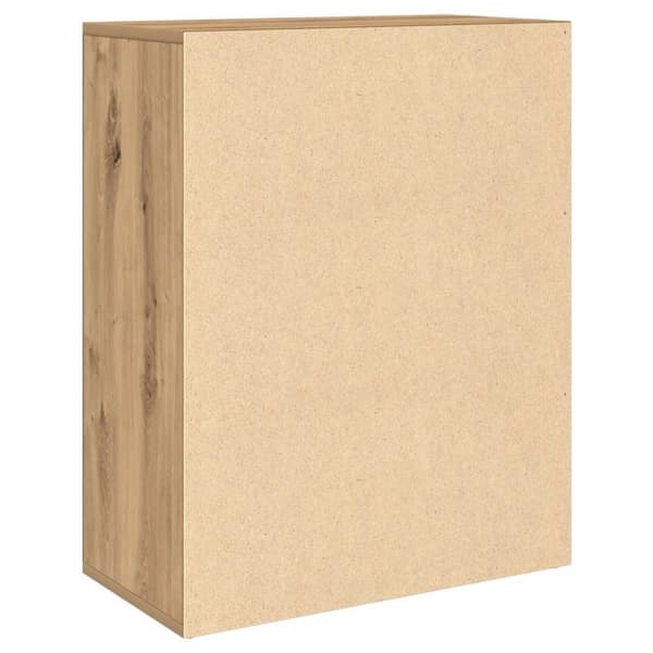 vidaXL skænk 60x30x75 cm konstrueret træ egetræsfarve