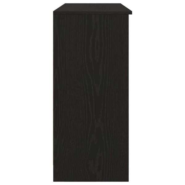 vidaXL Senkki laatikolla musta tammi 101x35x76 cm tekninen puu