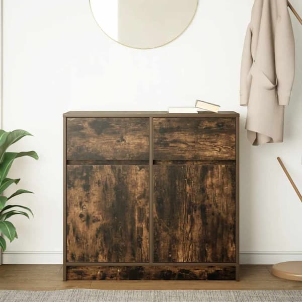 vidaXL Senkki laatikolla savustammi 80x34x76 cm tekninen puu