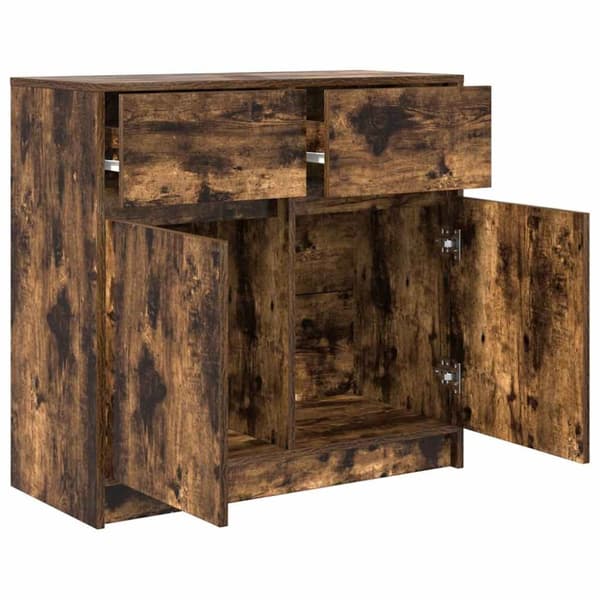 vidaXL Senkki laatikolla savustammi 80x34x76 cm tekninen puu