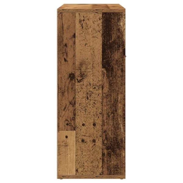 vidaXL skænk 60x30x75 cm konstrueret træ antikt træ