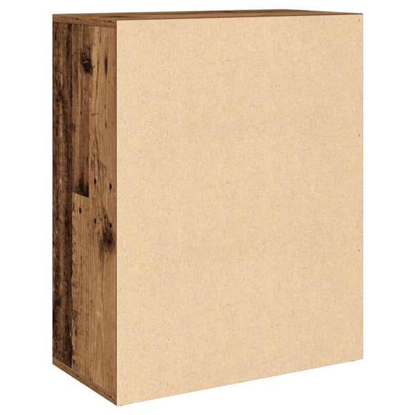 vidaXL skænk 60x30x75 cm konstrueret træ antikt træ