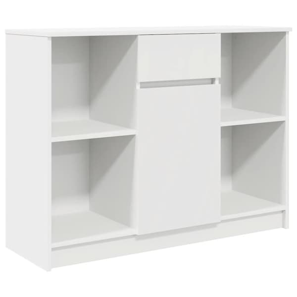 vidaXL Senkki laatikolla valkoinen 101x35x76 cm tekninen puu