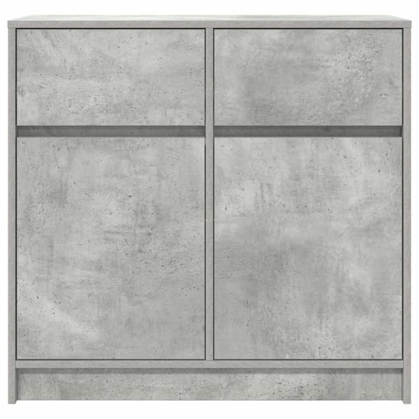 vidaXL Senkki laatikolla betoninharmaa 80x34x76 cm tekninen puu