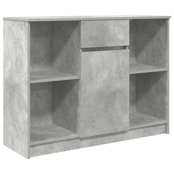 vidaXL Senkki laatikolla betoninharmaa 101x35x76 cm tekninen puu