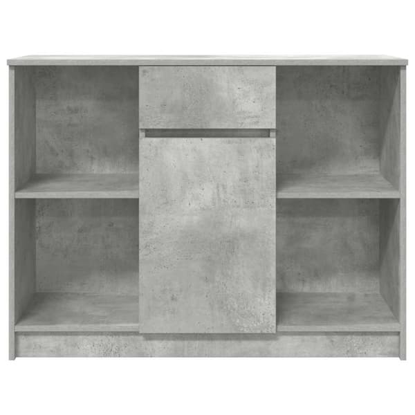 vidaXL Senkki laatikolla betoninharmaa 101x35x76 cm tekninen puu