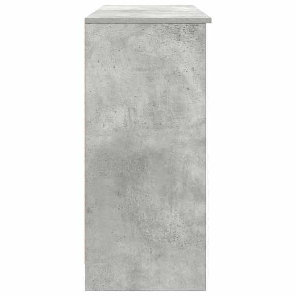 vidaXL Senkki laatikolla betoninharmaa 101x35x76 cm tekninen puu
