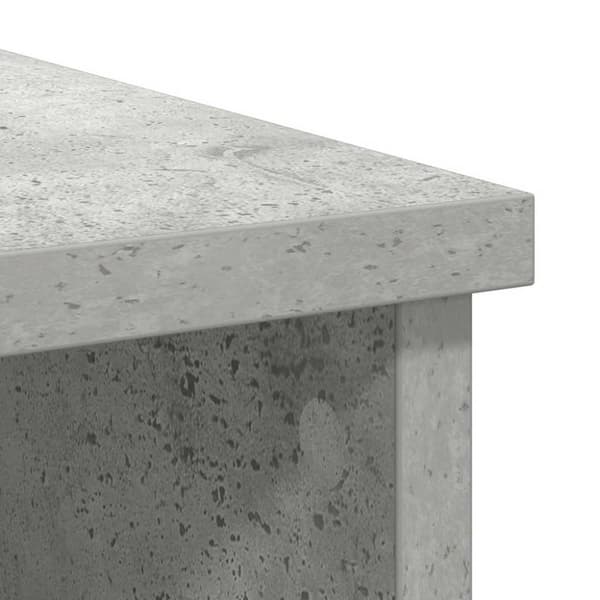 vidaXL Senkki laatikolla betoninharmaa 101x35x76 cm tekninen puu