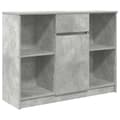Pikkukuva 1 / 11: vidaXL Senkki laatikolla betoninharmaa 101x35x76 cm tekninen puu