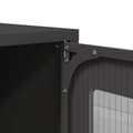 Miniatyrbild 11 av 11: vidaXL Highboard svart 68x39x123 cm stål