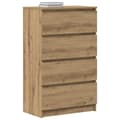 Miniatyrbilde 5 av 11: vidaXL Skjenk artisan eik 60x35x98,5 cm konstruert tre
