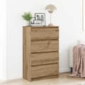 Miniatyrbilde 2 av 11: vidaXL Skjenk artisan eik 60x35x98,5 cm konstruert tre