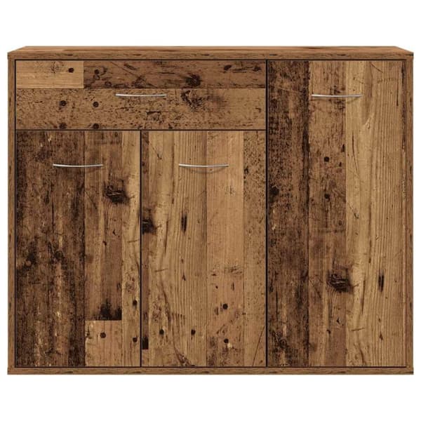 vidaXL Skjenk gammelt tre 88x30x70 cm konstruert tre