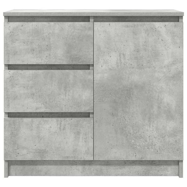 vidaXL Senkki laatikolla betoninharmaa 71x35x65 cm tekninen puu