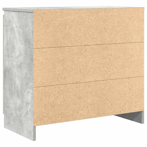 vidaXL Senkki laatikolla betoninharmaa 71x35x65 cm tekninen puu