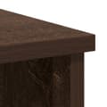 Miniatyrbillede 11 af 11: vidaXL skænk med skuffe 101x35x76 cm konstrueret træ brun egetræ