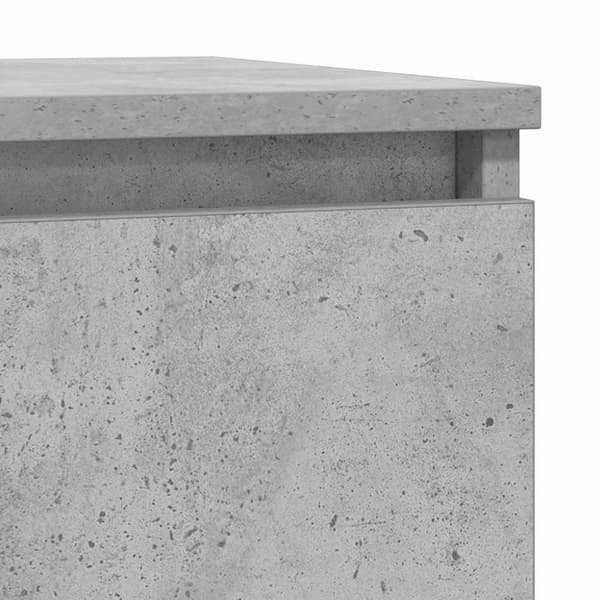 vidaXL Senkki laatikolla betoninharmaa 71x35x65 cm tekninen puu