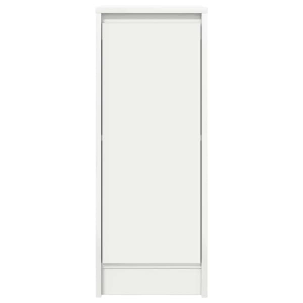 vidaXL skænk 29,5x34x76 cm konstrueret træ hvid