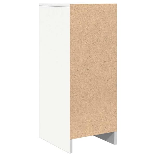 vidaXL skænk 29,5x34x76 cm konstrueret træ hvid