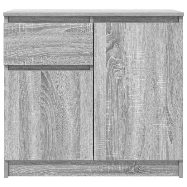vidaXL Senkki laatikolla harmaa sonoma 71x35x65 cm tekninen puu