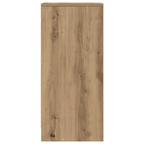 vidaXL skænk 29,5x34x76 cm konstrueret træ kunsteg