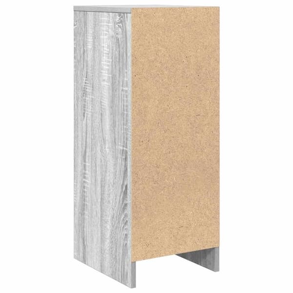 vidaXL Senkki harmaa Sonoma 29,5x34x76 cm tekninen puu