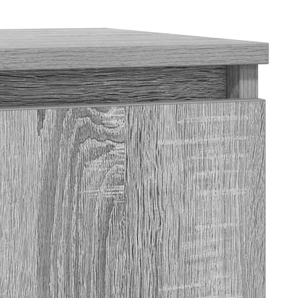 vidaXL Senkki harmaa Sonoma 29,5x34x76 cm tekninen puu